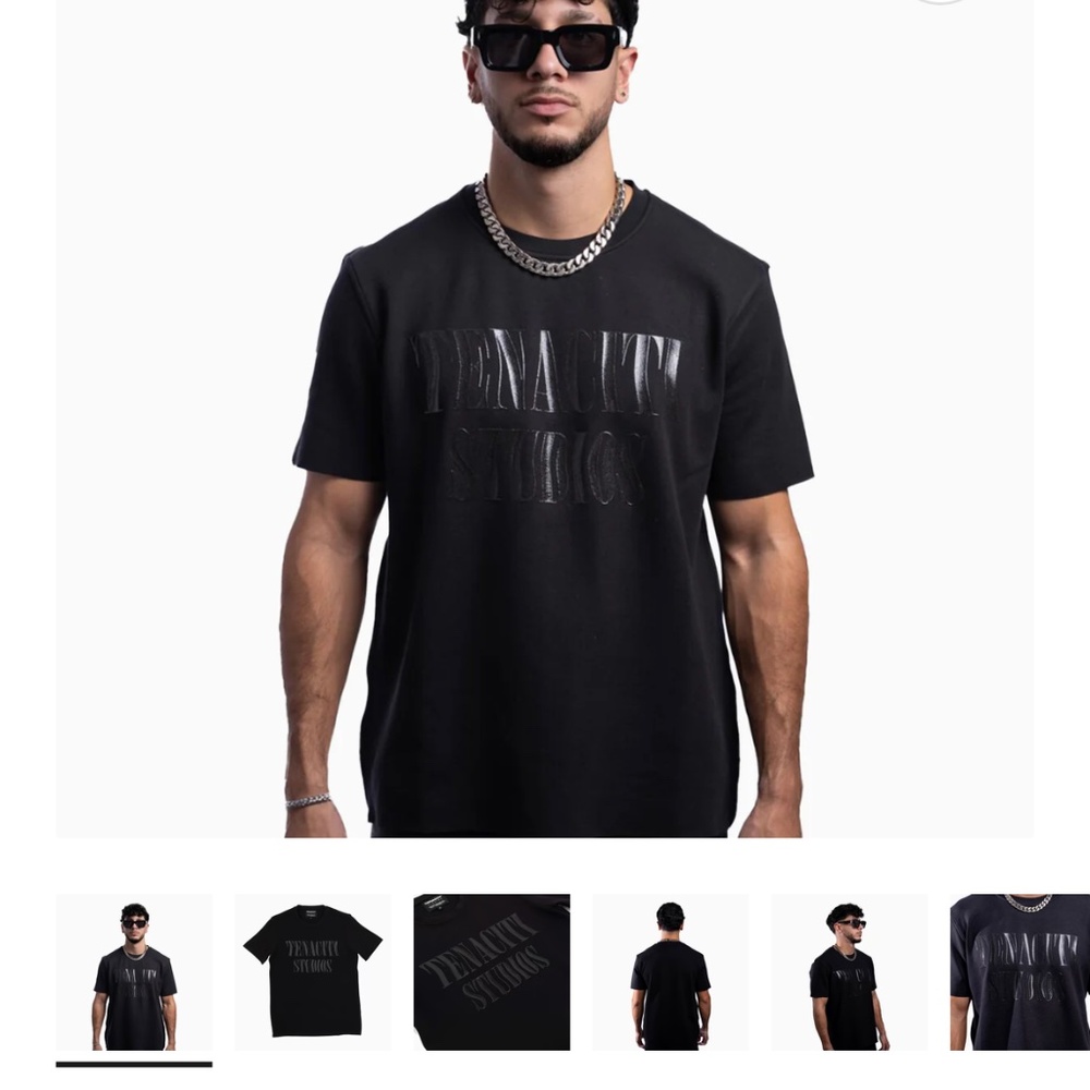 Tenaciti black rave shirt